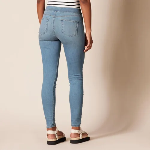 Vista 3 de Tienda Essentials Jegging elástico de tiro medio para mujer (disponible en tallas extragrandes)