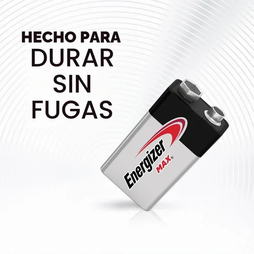 Vista 4 de Energizer - Pilas alcalinas MAX 9V, 9 voltios (paquete de 4), el empaque puede variar