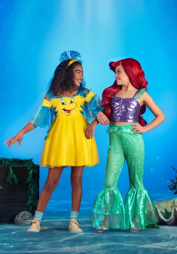 Vista 8 de Disfraz de Disney Flounder para niñas