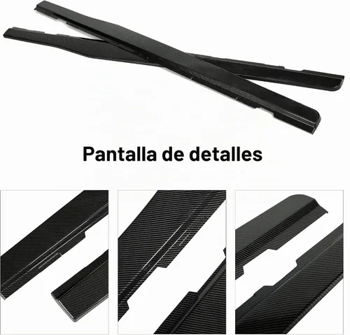 Vista 2 de KUAFU Faldones laterales de repuesto compatibles con Chevy Camaro 2010-2015 LT LS SS 1LT Modelo Paneles laterales de protección Guard Kit