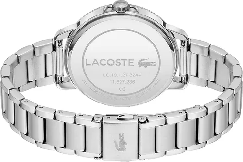 Vista 3 de Lacoste Reloj de cuarzo para mujer con correa de acero inoxidable plata 17 Modelo 2001200 Plateado Reloj de cuarzo