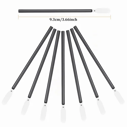 Vista 3 de Chinco 200 piezas de hisopos de espuma con punta de esponja, hisopos de espuma con punta de esponja para impresora de inyección de tinta, cabezal
