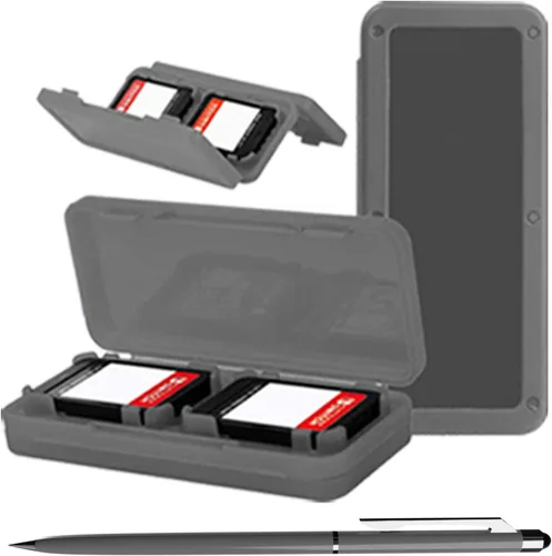 Vista 9 de Orzly Switch Lite Accessories Bundle - Funda y protector de pantalla para consola Nintendo Switch Lite cable USB soporte para juegos funda de agarre