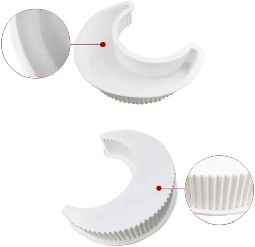 Vista 3 de EchoDone Molde de silicona con forma de luna creciente para tartas, sonata a la luz de la luna, mousse para pasteles, pan, pizza, horno, utensilios