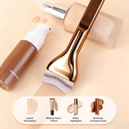 Vista 5 de DUcare Brocha de base plana para maquillaje líquido