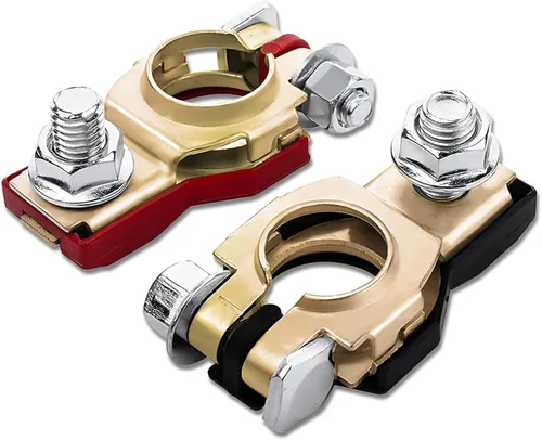 Vista 12 de 2PCS conector terminal de batería, plata