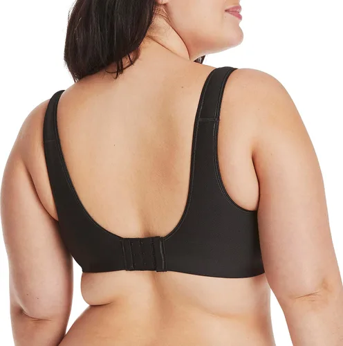 Vista 4 de Hanes Women's Smooth Comfort Wireless Bra, Seamless Full-Coverage T-Shirt Bra, Moisture Wicking, Single & 2-Pack