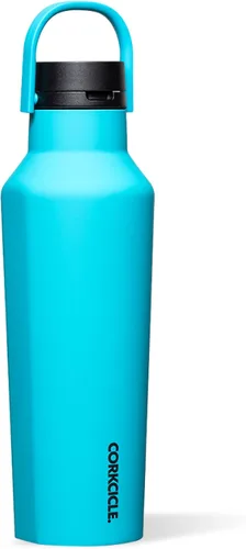 Vista 22 de Corkcicle Classic Sport Canteen - Botella de agua aislada de acero inoxidable, compacta y apta para viajes, duradera, apta para lavavajillas, sin