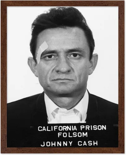 Vista 17 de Monem Art Mugshot Print - Póster retro de ojos azules de Ol' - Arte de diccionario - Diseño de pared de retrato de músico famoso - Gran decoración