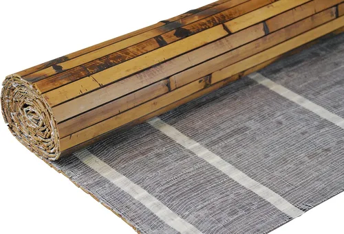 Vista 2 de Paneles de bambú natural – Paneles de revestimiento de pared flexibles para decoración de sala de estar, azulejos de techo y cocinas al aire libre