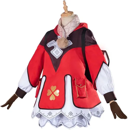 Vista 3 de BIUTEY GenshinCosplay Uniforme Klee vestido de todos los personajes Cosplay traje Halloween Hu Tao disfraz