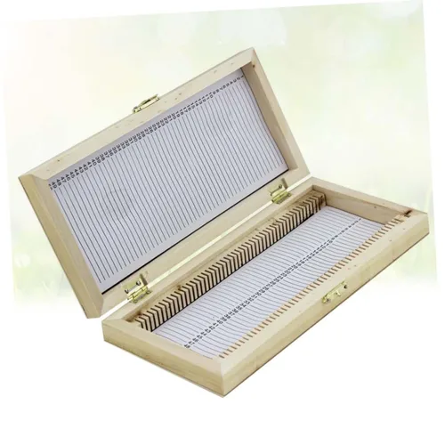 Vista 4 de GLEAVI Caja de muestras de diapositivas Caso Cajas Organizadoras Diapositivas de vidrio negro Accesorios y accesorios Diapositivas de diapositivas