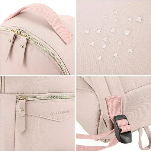 Vista 5 de mommore Mochila con correa para niños pequeños de 1 a 3 años, mochila de bebé para niños y niñas, mochila preescolar pequeña