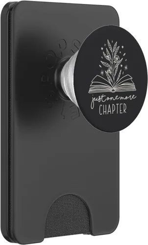 Vista 7 de Just One More Chapter Floral Book Lover Diseño de Lectura PopSockets Estándar PopGrip