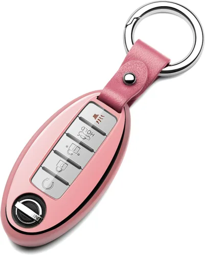 Vista 7 de Compatible con funda para llavero Nissan, Altima Maxima, Rogue Armada Pathfinder, compatible con Infiniti, funda protectora de TPU negra, accesorios