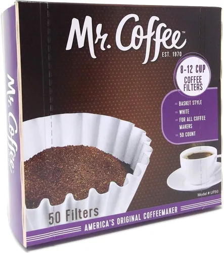 Vista 2 de Mr. Coffee Filtros de café estriados de 50 quilates, tipo cesta, compatibles con Mr. Coffee Makers