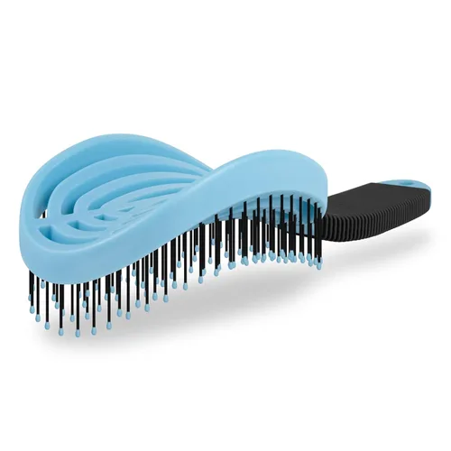 Vista 11 de NuWay® DoubleC PRO® - Cepillo patentado para el cuidado del cuero cabelludo, diseño de doble curva para masaje del cuero cabelludo