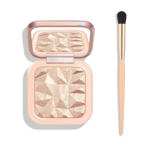 Vista 16 de KYDA Paleta de Contorno Esculpidor Facial, Mate con Acabado de Micro Perlas Polvo de Contorno Horneado, Ultra-fino Ligero, Cobertura Difuminable