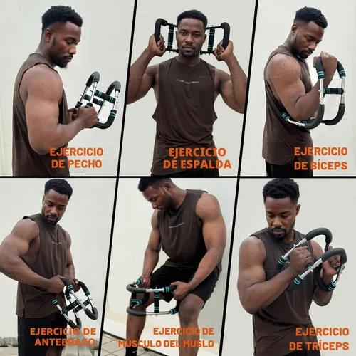 Vista 2 de Ultimate Twister Arm Trainer, Adjustable Chest Workout Equipment, Arm Trainer for Men, Chest Trainer for Men, Shoulder Muscle Training, Portable