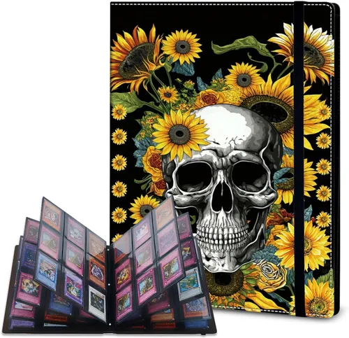 Vista 38 de Rossy Carpeta de tarjetas con 4 bolsillos, carpeta de tarjetas intercambiables, álbum de colección de tarjetas, para 160 tarjetas de carga lateral