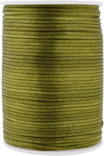 Vista 55 de Mandala Crafts Cordón de satén de cola de rattail de 0.02 in para nudos chinos de macramé