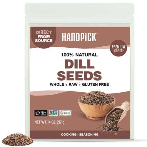 Vista 23 de HANDPICK Ajwain Seeds - Semillas enteras de Carom (14 onzas), veganas, sin gluten, sin OMG, obispos de carom crudas, origen indio, empaquetadas