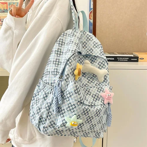 Vista 9 de Backpack For Women School Bag With Comfortable Strap Large Capacity Casual Daypack Book Bag