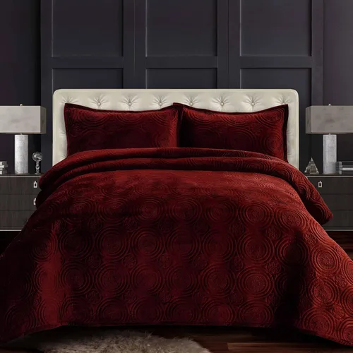 Vista 19 de Tribeca Living Juego de edredón de terciopelo de gran tamaño individual, ropa de cama de terciopelo suave de 260 GSM para una comodidad lujosa, Negro