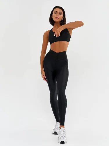 Vista 9 de Bona Fide Leggings de escultura de alta calidad para mujer con diseño único y levantamiento de glúteos, cómodos leggings de entrenamiento