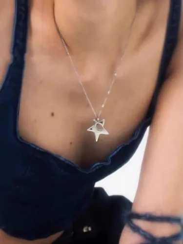 Vista 4 de Collar Y2k para mujer, joyería de grunge, accesorios emo, lindos collares de hadas, accesorios de grunge