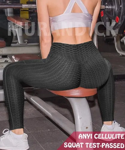 Vista 4 de Leggings de levantamiento de glúteos con bolsillos para mujer, levantamiento de glúteos, cintura alta, levantamiento de glúteos, pantalones de yoga