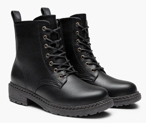 Vista 7 de Vepose Botines de combate clásicos con cordones 962223 para mujer