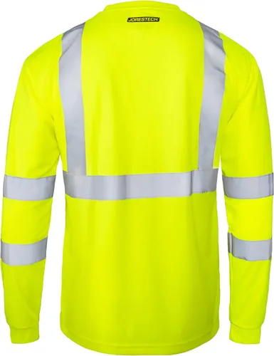 Vista 3 de JORESTECH playera de seguridad manga larga