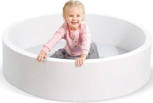 Vista 16 de Pote de bolas de espuma, 36 x 12 pulgadas, para interiores y exteriores, bola redonda suave, juguete de regalo ideal para niños, pozo de bolas suave