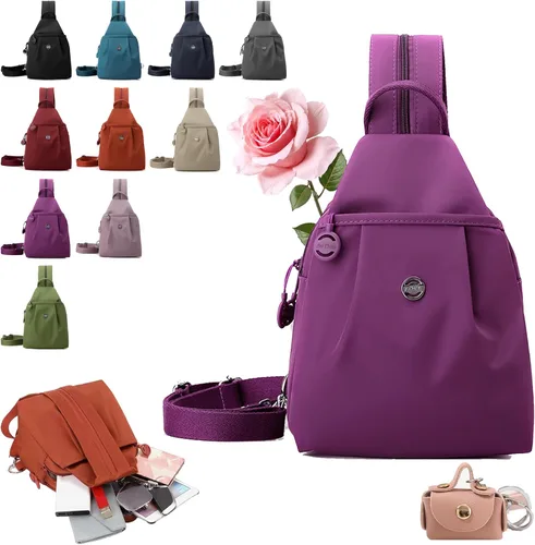 Vista 12 de Bolsa de viaje antirrobo premium 3 en 1 2025, bolsa de viaje de 2 vías con correas convertibles e impermeable para mujer