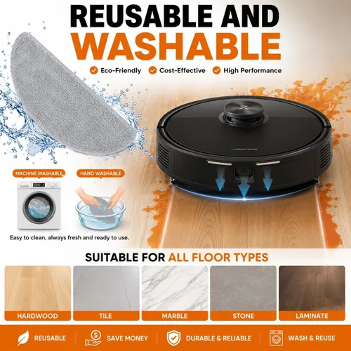 Vista 6 de Kit de piezas de repuesto para Roborock Q7 M5, Q7 L5, Q7 M5+, Q7 L5+, accesorios de robot de vacío serie Q7 L5+, 1 cepillo de rodillo principal, 4