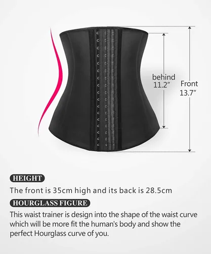 Vista 3 de YIANNA Long Torso Waist Trainer for Women Underbust Corsets Cincher Sport Girdle
