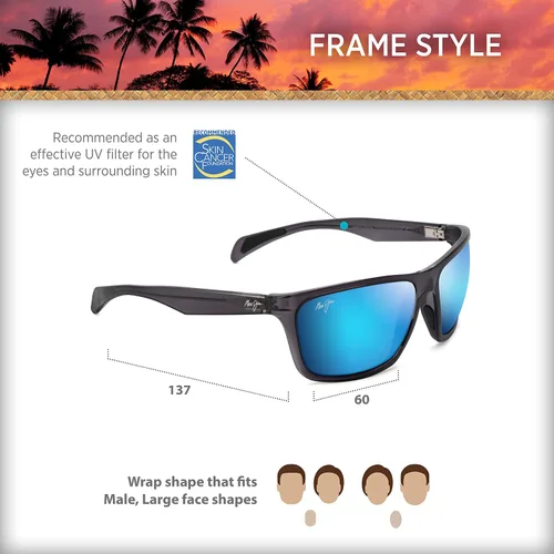 Vista 6 de Maui Jim Makoa - Gafas de sol polarizadas para hombre