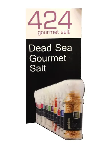 Vista 7 de Sal gourmet de trufa negra del Mar Muerto 3.87 onzas