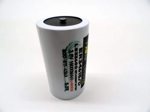 Vista 4 de 2 piezas ER34615, SAFT LS33600, batería de repuesto de tamaño D 19000 mAh 3.6v