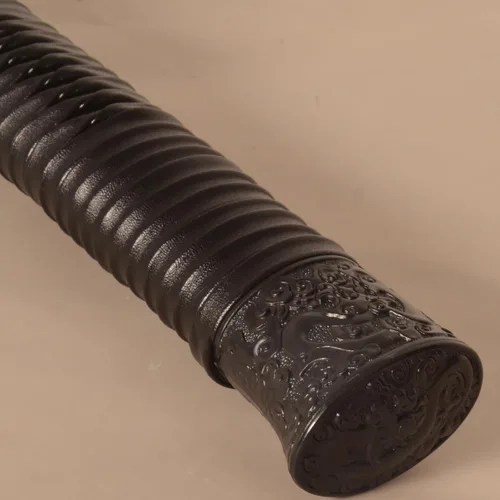 Vista 7 de Espada Hmong de polipropileno de alta resistencia para entrenamiento de artes marciales, espada antigua Samurai con funda para práctica