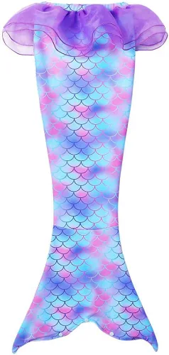 Vista 4 de Yimidear - Juego de 3 trajes de baño de sirena para natación con cola de sirena