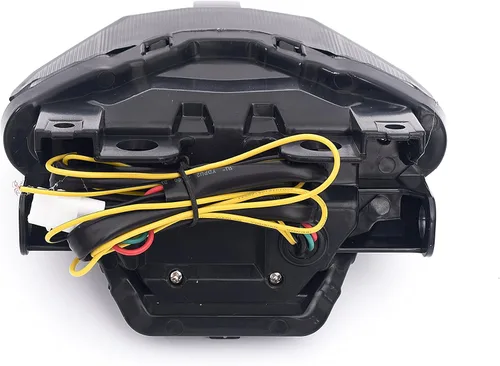 Vista 7 de Luz trasera LED de freno para motocicleta, lente ahumada con señales de giro integradas para Yamaha 2015-2017 FZ07,2008-2020 MT07,2015-2020 YZF R3