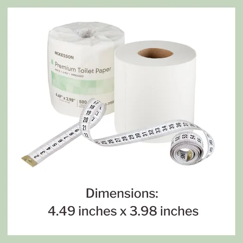 Vista 5 de McKesson Papel higiénico premium, 2 capas, 1 rollo, 80 paquetes, 80 en total
