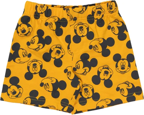 Vista 3 de Disney Mickey Mouse Winnie the Pooh Lion King Toy Story Jack Skellington - Sudadera y pantalones cortos de felpa francesa para recién nacidos a