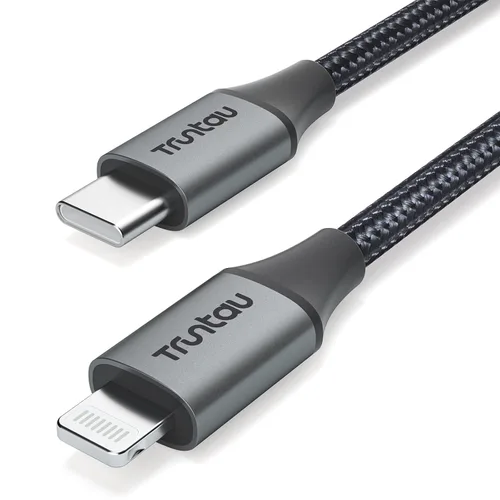 Vista 20 de Cable de carga rápida de nailon trenzado USB A a USB C de 3 pies, compatible con iPhone 17/17 Pro/16e/16 Plus/15 Pro/15, Samsung Galaxy