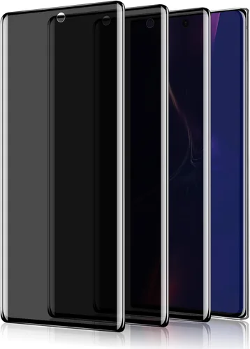 Vista 9 de LYWHL Paquete de 3 protectores de pantalla de privacidad para Note 8 / Note 9, antiespía, película de vidrio templado para Samsung Galaxy Note 8