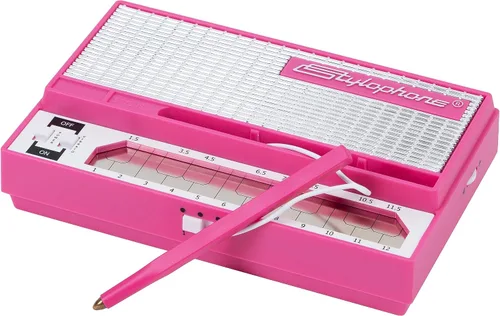 Vista 2 de Stylophone Rosa - El sintetizador electrónico de bolsillo original - Edición especial Instrumento musical sintetizador Teclado sintetizador