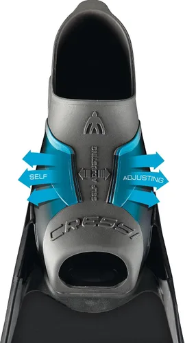Vista 2 de Cressi Aletas largas de buceo gratis con sistema de cuchillas intercambiables - Gara Modular: Made in Italy