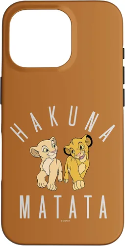 Vista 20 de Funda para iPhone 13 Pro Max Disney The Lion King Simba y Nala Hakuna Matata